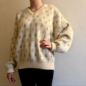 Oversized Vintage Grandma Sweater